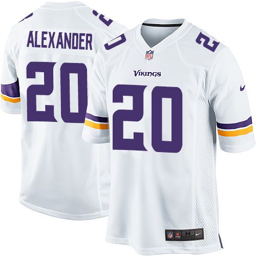 Men Minnesota Vikings #20 Mackensie Alexander Nike White Player Game NFL Jersey->minnesota vikings->NFL Jersey